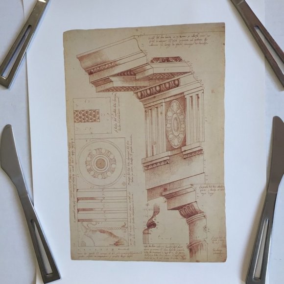 Vintage 80s NEW Palladio Basilica Architectural Rendering - Picture 14 of 14